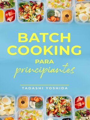 cover image of Batch cooking para principiantes